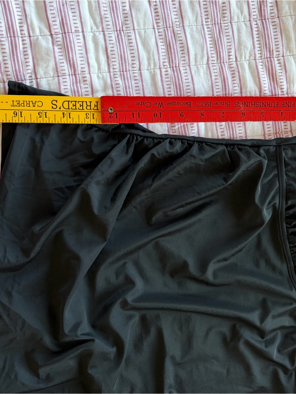 Younique Swim Tankini Black NWT plus size 22 - Picture 9 of 12